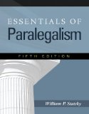 Essentials of Paralegalism 5th 2009 Revised  9781435427815 Front Cover