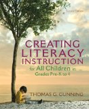 Creating Literacy Instruction for All Children in Grades Pre-K To 4  cover art