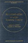 Introduction to Local Spectral Theory 2000 9780198523819 Front Cover