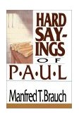 Hard Sayings of Paul 1989 9780830812820 Front Cover