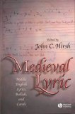 Medieval Lyric Middle English Lyrics, Ballads, and Carols cover art