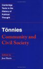 Tï¿½nnies Community and Civil Society cover art