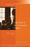 Legal Issues in the Community College  cover art