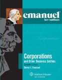 Emanuel Law Outlines - Corporations and Other Business Entities  cover art