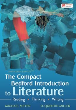 Compact Bedford Introduction to Literature Reading, Thinking, and Writing 13th 9781319331825 Front Cover
