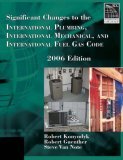 Significant Changes to the International Plumbing, International Mechanical, and International Fuel Gas Code, 2006 Edition 2006 9781418053826 Front Cover