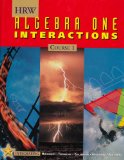 Algebra 1 Course 1 : Interactions 2001 9780030554827 Front Cover