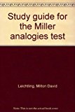 Study Guide for the Miller Analogies Test 1976 9780809280827 Front Cover