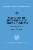 Matrices of Sign-Solvable Linear Systems 2009 9780521105828 Front Cover