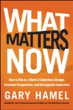 What Matters Now How to Win in a World of Relentless Change, Ferocious Competition, and Unstoppable Innovation cover art