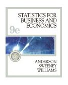 Statistics for Business and Economics 9th 2004 9780324200829 Front Cover