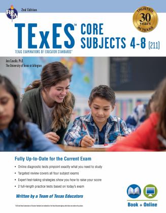 TExES Core Subjects 4-8 (211) Texas Examinations of Educator Standards 2nd 9780738612829 Front Cover