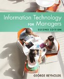 Information Technology for Managers:  cover art