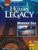 Holt World History: Human Legacy Student Edition Modern Era 2008 cover art