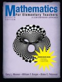 Mathematics for Elementary Teachers A Contemporary Approach 8th 9780470105832 Front Cover