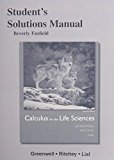 Student Solutions Manual for Calculus for the Life Sciences  cover art