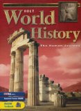 Holt World History The Human Journey cover art