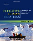 Effective Human Relations Interpersonal and Organizational Applications cover art