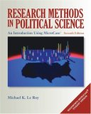 Research Methods in Political Science An Introduction Using MicroCase 7th 2008 Revised  9780495502838 Front Cover