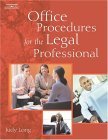 Office Procedures for the Legal Professional 2004 9781401840839 Front Cover