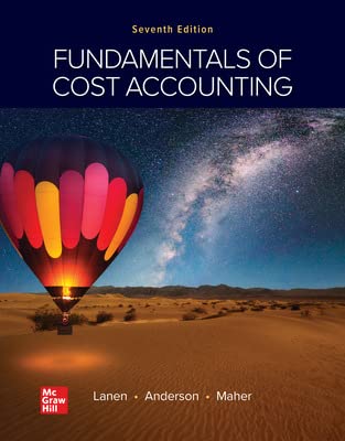 Fundamentals of Cost Accounting 7th 9781264100842 Front Cover