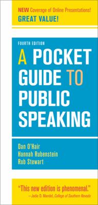 Pocket Guide to Public Speaking 4th 9781457601842 Front Cover