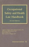 Occupational Safety and Health Law Handbook 2nd 9780865879843 Front Cover