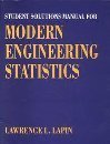 Modern Engineering Statistics 1997 9780534508845 Front Cover