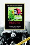 Cambridge Companion to Brecht 2nd 9780521673846 Front Cover