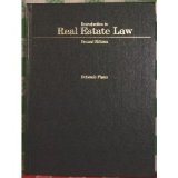 TPI: Introduction to Real Estate Law 2nd 1986 9780314779847 Front Cover