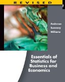 Essentials of Statistics for Business and Economics 6th 9781111533847 Front Cover