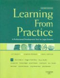 Learning from Practice A Professional Development Text for Legal Externs 2nd 9780314152848 Front Cover