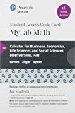 MyLab Math with Pearson EText -- 18 Week Standalone Access Card -- for Calculus and Its Applications 2nd 9780135910849 Front Cover
