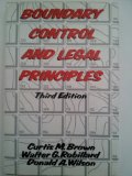 Boundary Control and Legal Principles 3rd 9780471083849 Front Cover