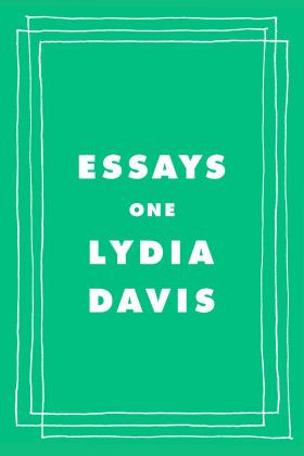 Essays One  9780374148850 Front Cover
