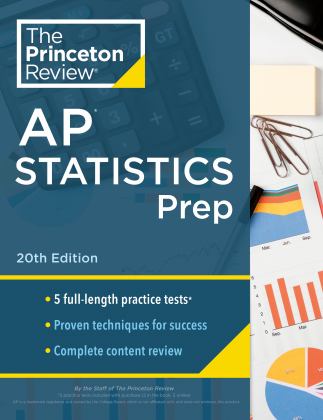 Princeton Review AP Statistics Prep, 20th Edition 5 Practice Tests + Complete Content Review + Strategies and Techniques  9780593516850 Front Cover