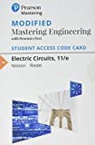 Modified Mastering Engineering with Pearson EText -- Standalone Access Card -- for Electric Circuits  cover art