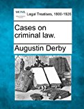 Cases on criminal Law 2010 9781240135851 Front Cover