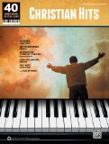40 Sheet Music Bestsellers -- Christian Hits Piano/Vocal/Guitar cover art