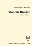 Modern Russian Instructor's Manual 1977 9780878401857 Front Cover