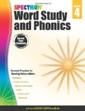 Spectrum Word Study and Phonics, Grade 4 1st 2014 9781483811857 Front Cover