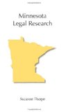 Minnesota Legal Research  cover art
