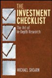 Investment Checklist The Art of in-Depth Research