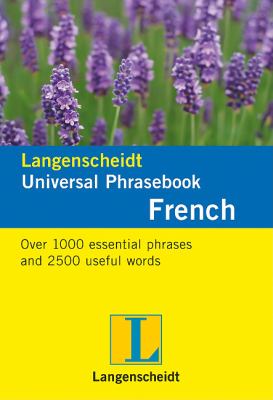 Langenscheidt Universal Phrasebook French 2011 9783468989858 Front Cover