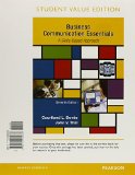 Business Communication Essentials, Student Value Edition Plus MyBCommLab with Pearson EText -- Access Card Package  cover art