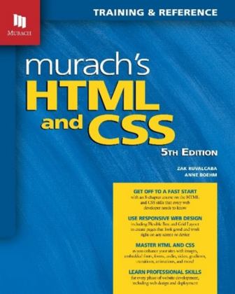 Murach's HTML and CSS 5th 9781943872862 Front Cover