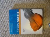 Saxon Math Course 3: Teacher Manual 2007 1st 9781591418863 Front Cover