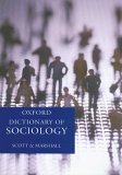 Oxford Dictionary of Sociology 3rd 9780198609865 Front Cover
