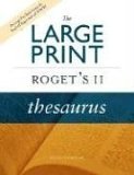 Large Print Roget's II Thesaurus 2006 9780618714865 Front Cover