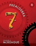 Prealgebra A Text/Workbook 7th 2012 Revised  9781111986865 Front Cover